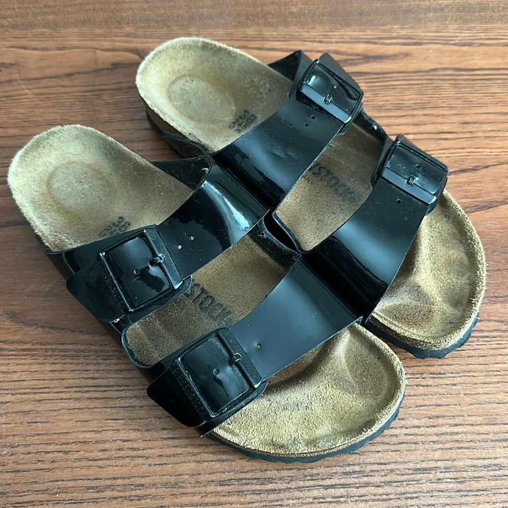Birkenstock Arizona Patent Leather sandals